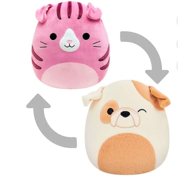 Squishmallows Geraldine and Brock Plush Toy 8” - Picture 5 of 5